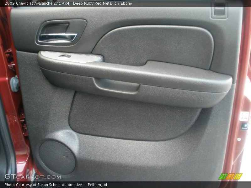 Deep Ruby Red Metallic / Ebony 2009 Chevrolet Avalanche Z71 4x4