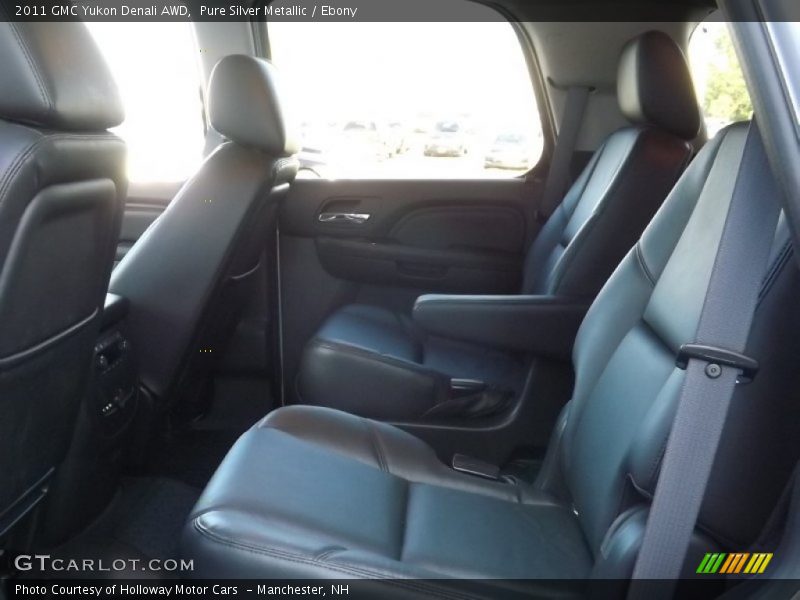 Pure Silver Metallic / Ebony 2011 GMC Yukon Denali AWD
