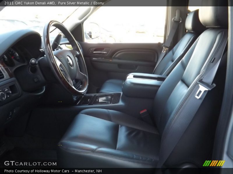 Pure Silver Metallic / Ebony 2011 GMC Yukon Denali AWD