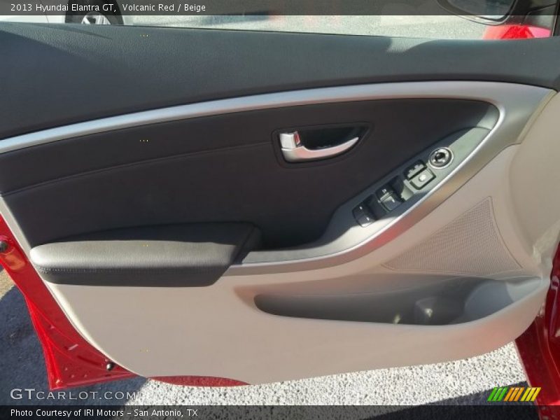 Volcanic Red / Beige 2013 Hyundai Elantra GT