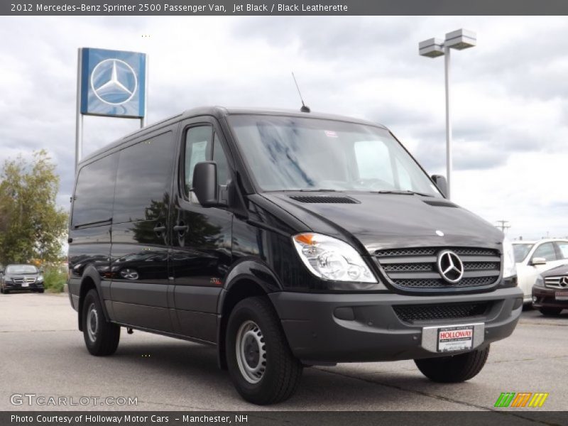 Jet Black / Black Leatherette 2012 Mercedes-Benz Sprinter 2500 Passenger Van