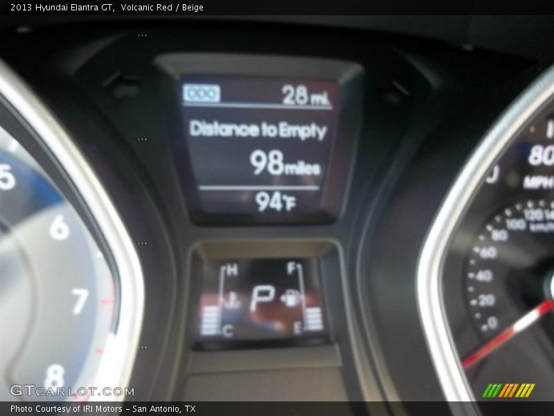 Volcanic Red / Beige 2013 Hyundai Elantra GT