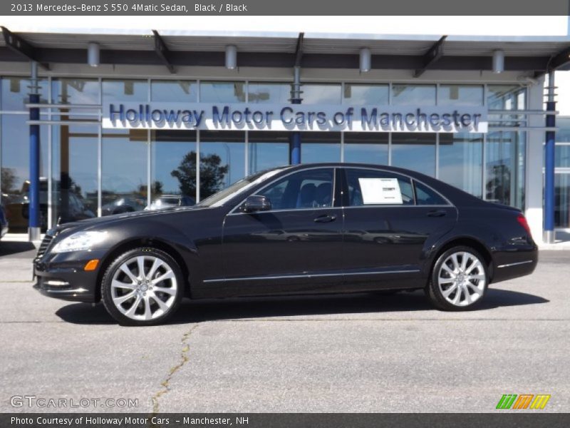Black / Black 2013 Mercedes-Benz S 550 4Matic Sedan