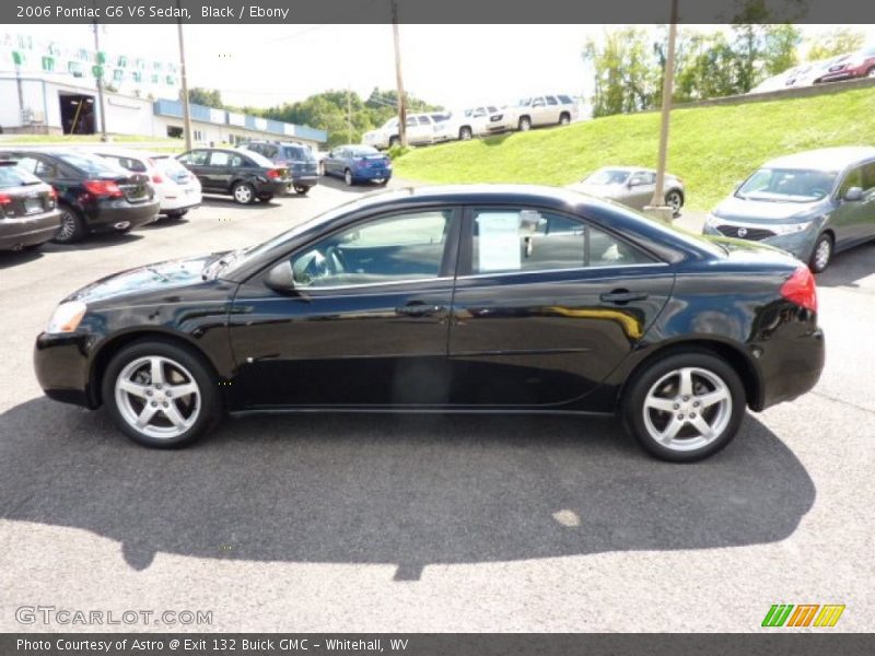 Black / Ebony 2006 Pontiac G6 V6 Sedan