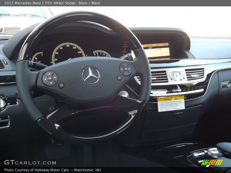 Black / Black 2013 Mercedes-Benz S 550 4Matic Sedan