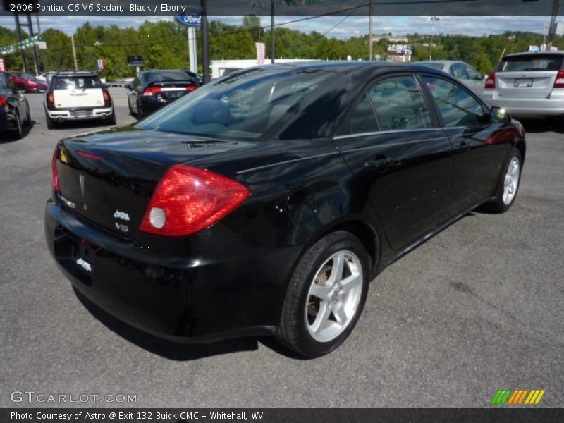 Black / Ebony 2006 Pontiac G6 V6 Sedan