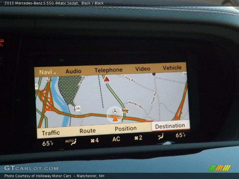 Navigation of 2013 S 550 4Matic Sedan