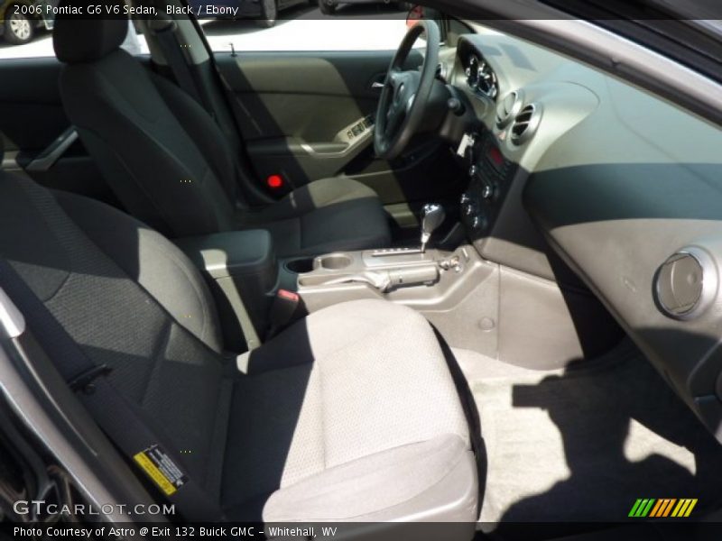 Black / Ebony 2006 Pontiac G6 V6 Sedan