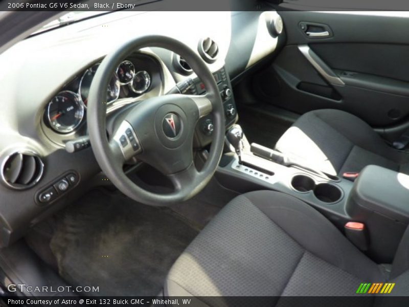Black / Ebony 2006 Pontiac G6 V6 Sedan