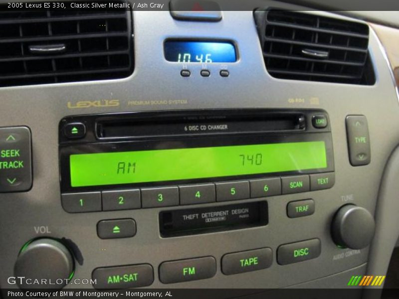 Classic Silver Metallic / Ash Gray 2005 Lexus ES 330