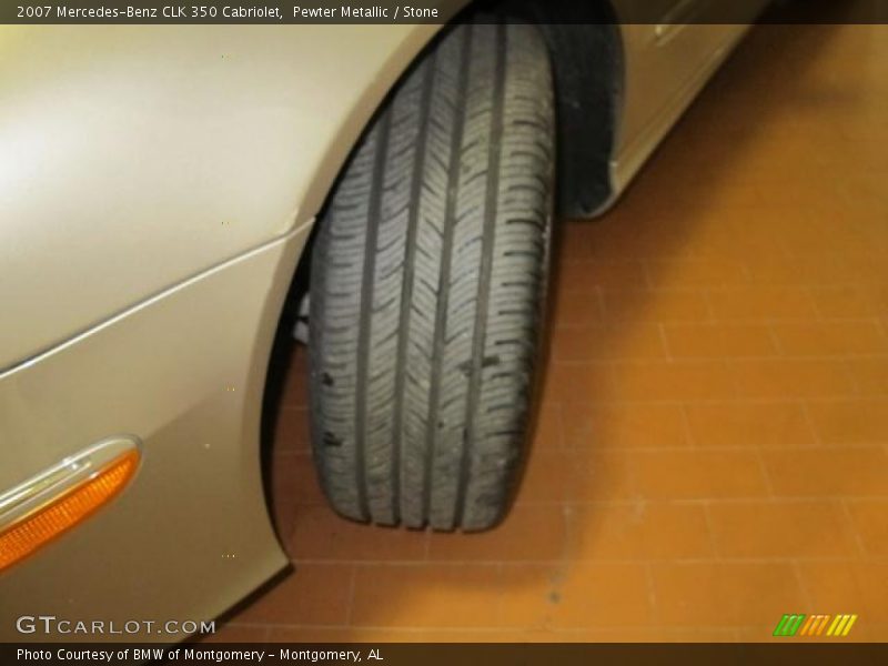 Pewter Metallic / Stone 2007 Mercedes-Benz CLK 350 Cabriolet