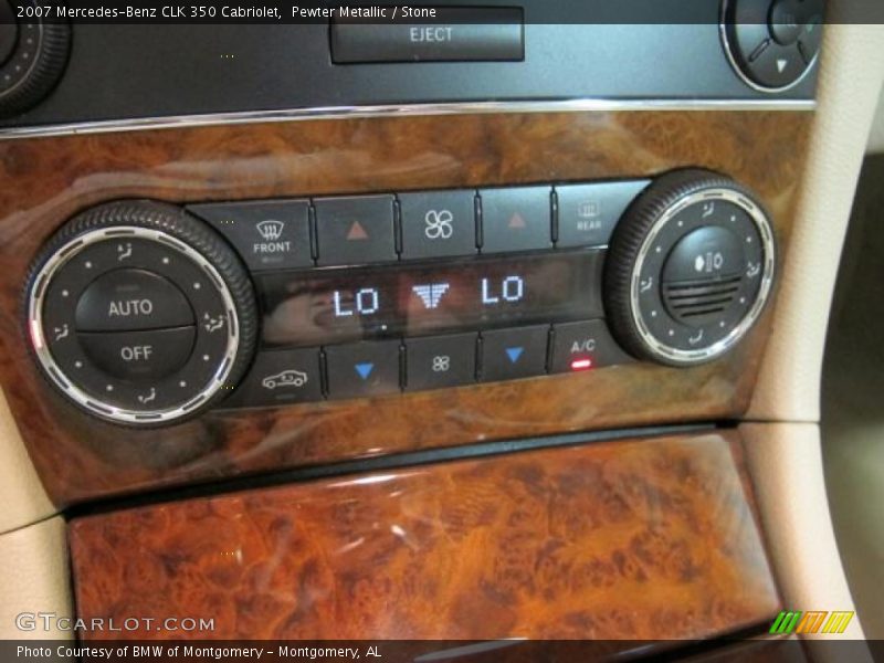Pewter Metallic / Stone 2007 Mercedes-Benz CLK 350 Cabriolet