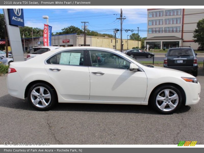 Premium White Pearl / Parchment 2010 Acura TSX Sedan