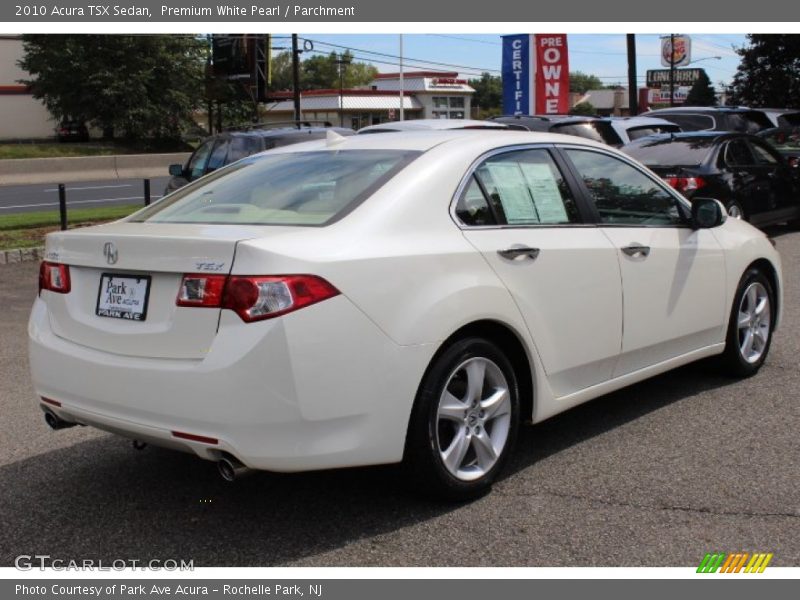 Premium White Pearl / Parchment 2010 Acura TSX Sedan