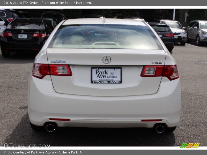 Premium White Pearl / Parchment 2010 Acura TSX Sedan
