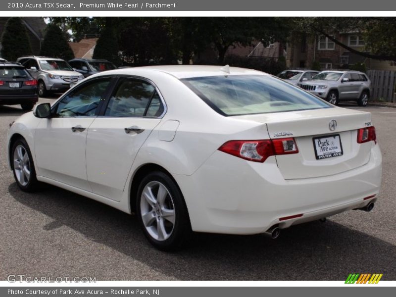 Premium White Pearl / Parchment 2010 Acura TSX Sedan