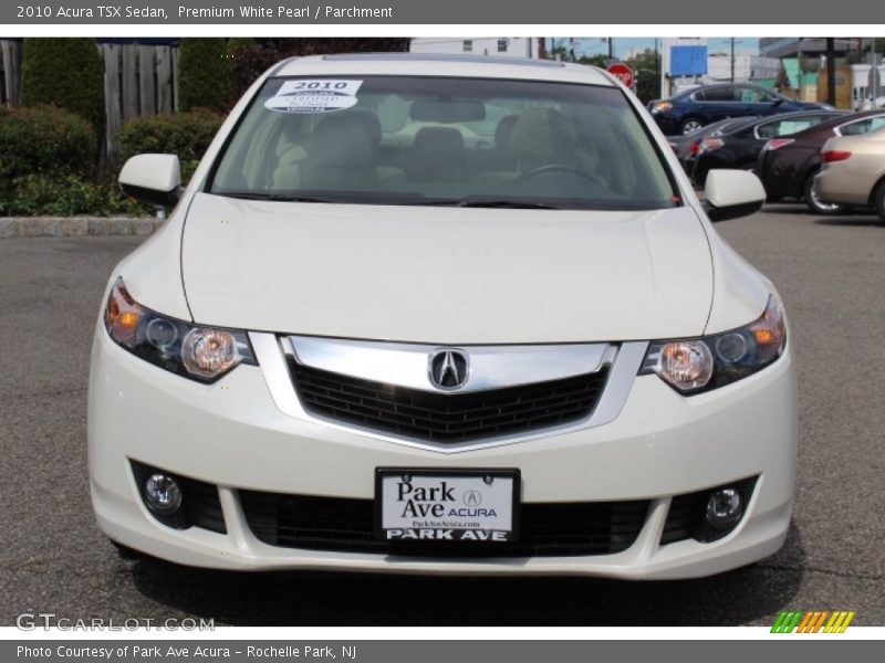 Premium White Pearl / Parchment 2010 Acura TSX Sedan