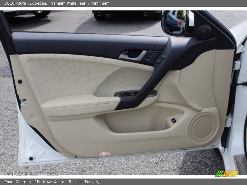 Premium White Pearl / Parchment 2010 Acura TSX Sedan