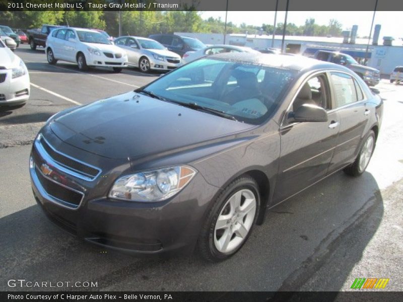 Taupe Gray Metallic / Titanium 2011 Chevrolet Malibu LS