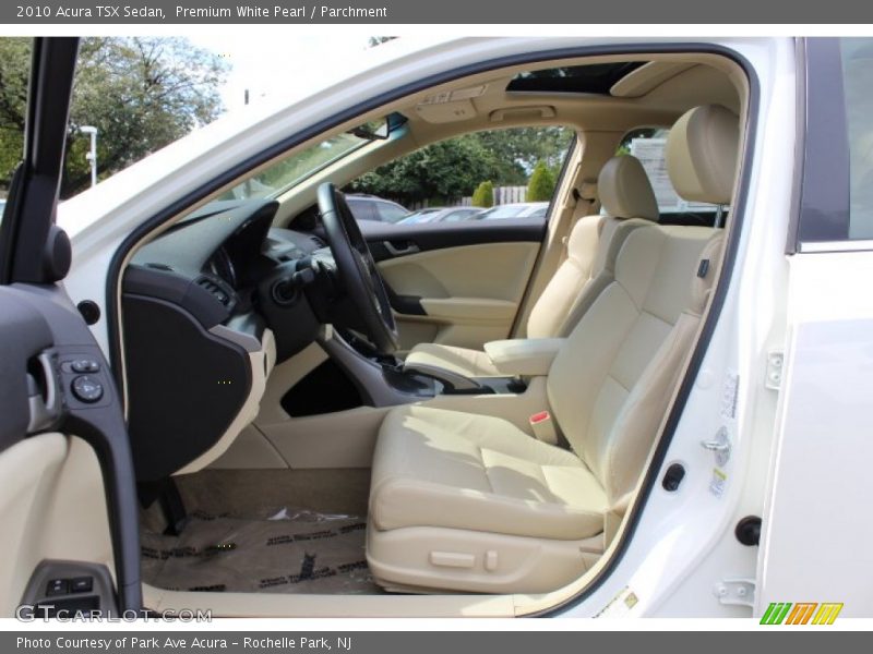 Premium White Pearl / Parchment 2010 Acura TSX Sedan