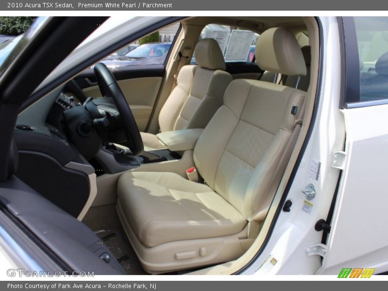 Premium White Pearl / Parchment 2010 Acura TSX Sedan