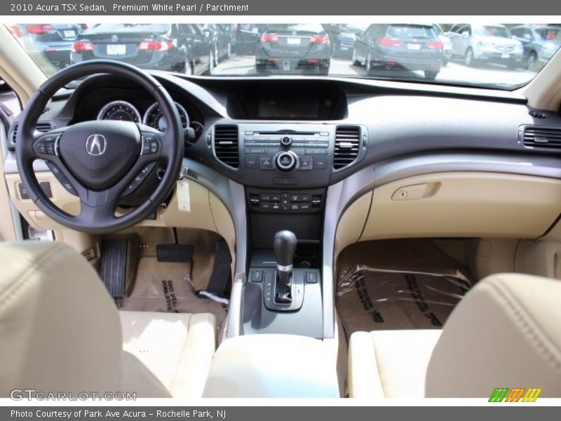 Premium White Pearl / Parchment 2010 Acura TSX Sedan