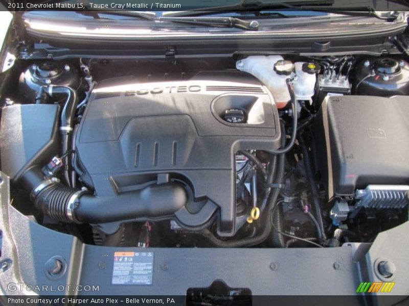 Taupe Gray Metallic / Titanium 2011 Chevrolet Malibu LS