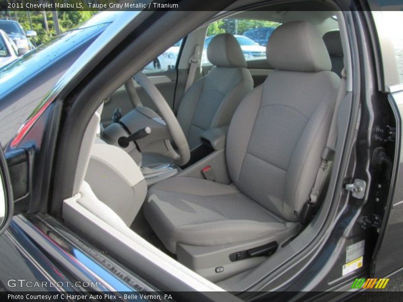 Taupe Gray Metallic / Titanium 2011 Chevrolet Malibu LS