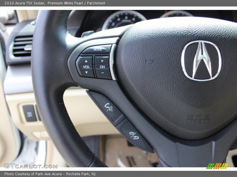 Premium White Pearl / Parchment 2010 Acura TSX Sedan