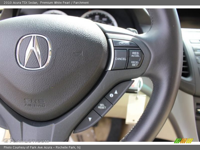 Premium White Pearl / Parchment 2010 Acura TSX Sedan