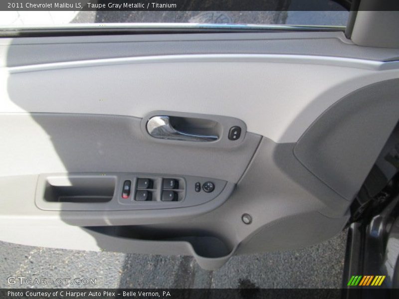 Taupe Gray Metallic / Titanium 2011 Chevrolet Malibu LS