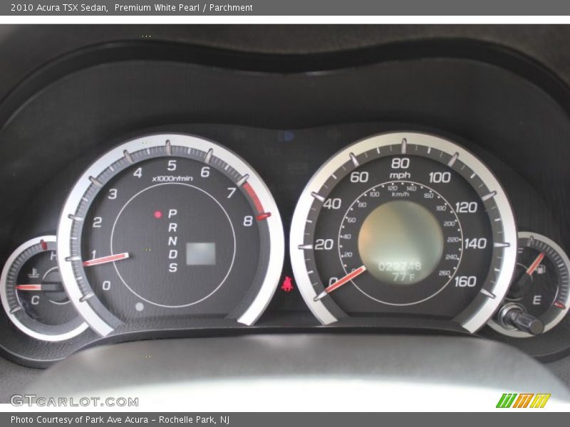 Premium White Pearl / Parchment 2010 Acura TSX Sedan