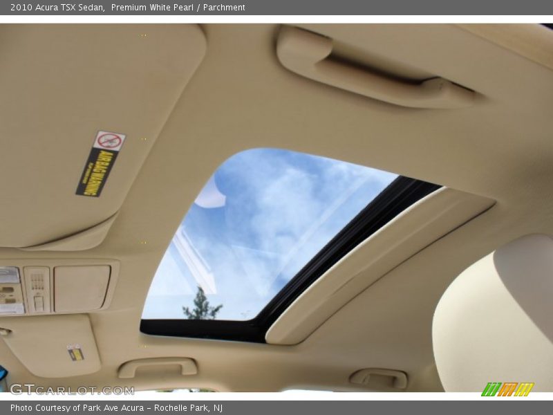 Premium White Pearl / Parchment 2010 Acura TSX Sedan