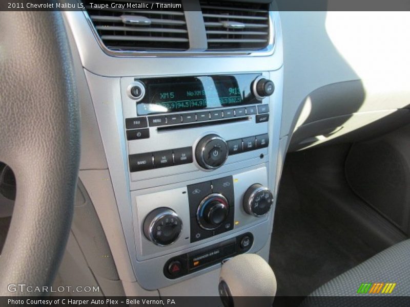 Taupe Gray Metallic / Titanium 2011 Chevrolet Malibu LS