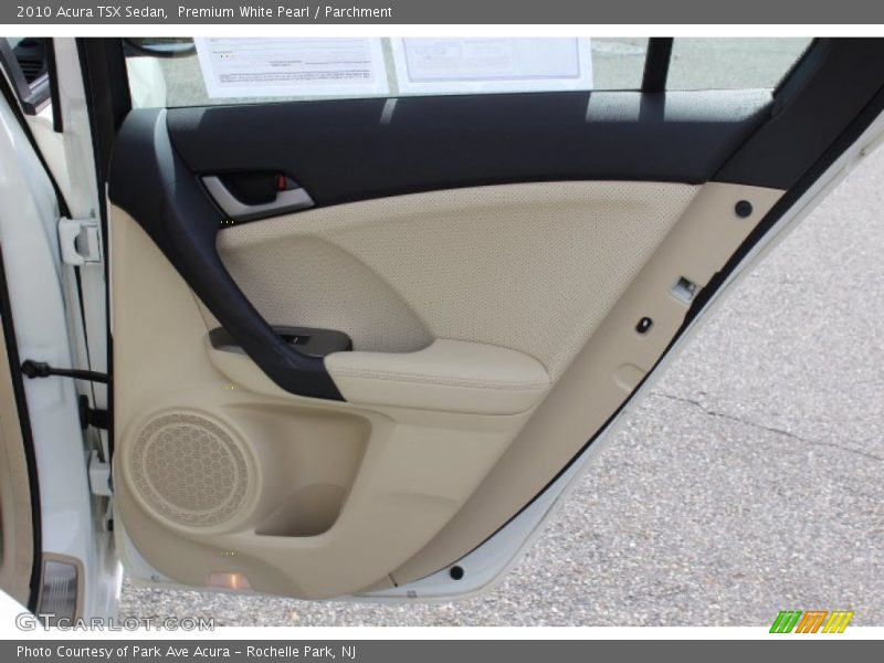 Premium White Pearl / Parchment 2010 Acura TSX Sedan