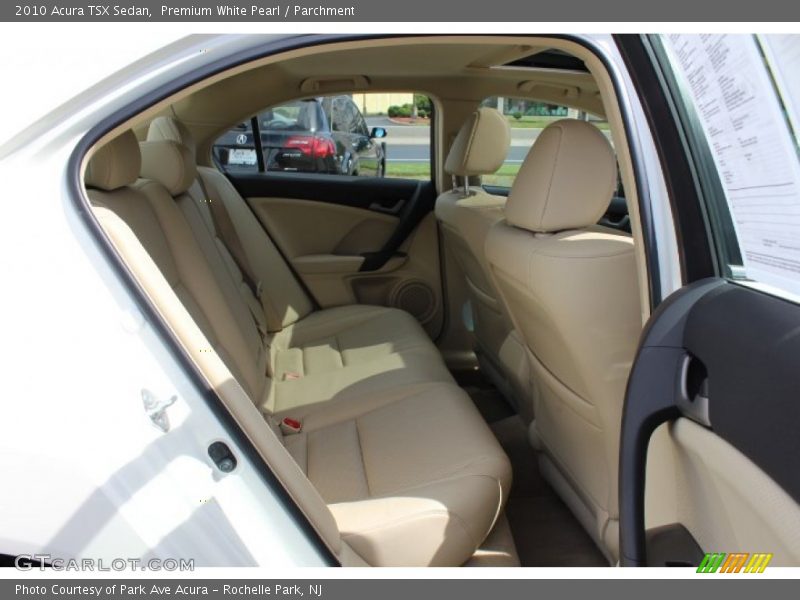Premium White Pearl / Parchment 2010 Acura TSX Sedan