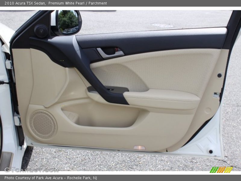 Premium White Pearl / Parchment 2010 Acura TSX Sedan