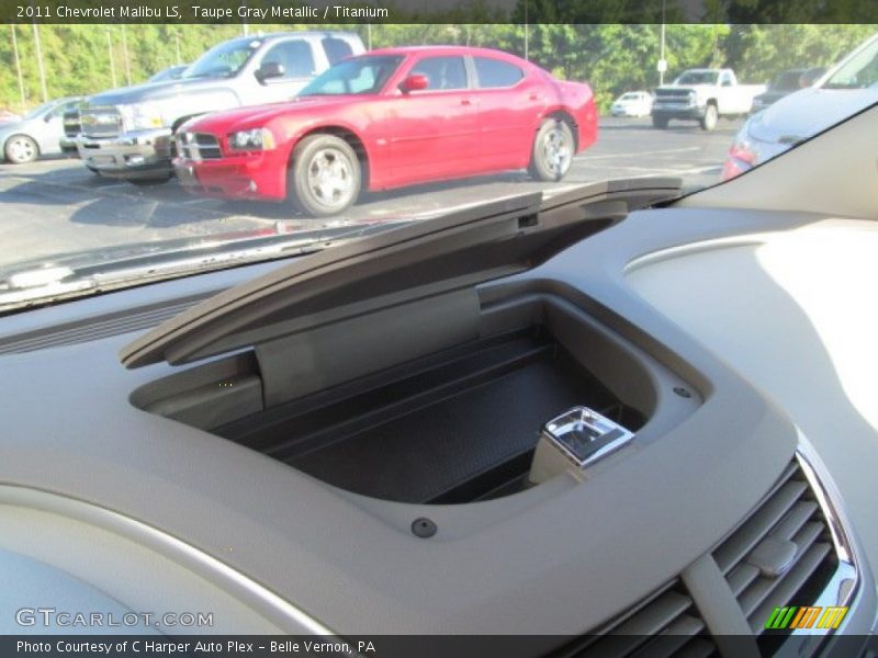 Taupe Gray Metallic / Titanium 2011 Chevrolet Malibu LS