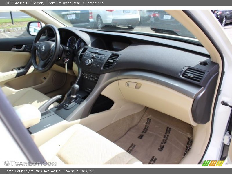 Premium White Pearl / Parchment 2010 Acura TSX Sedan