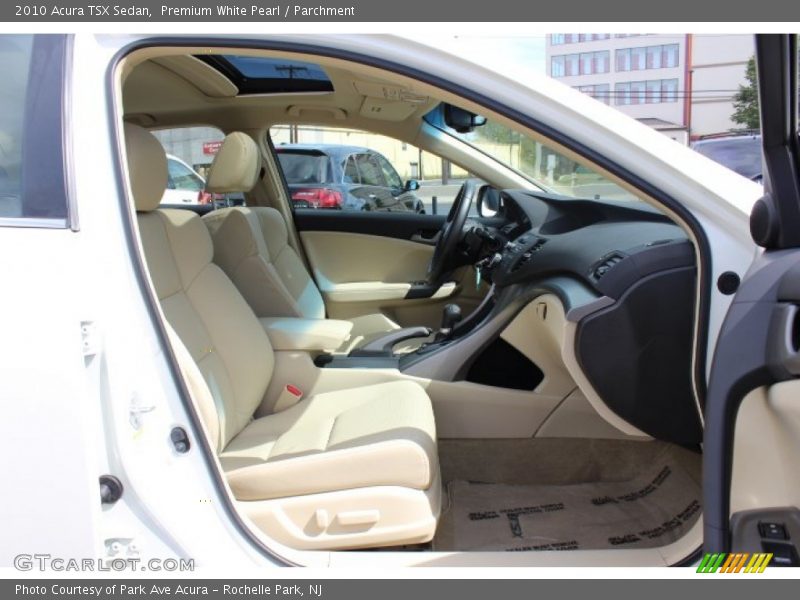 Premium White Pearl / Parchment 2010 Acura TSX Sedan