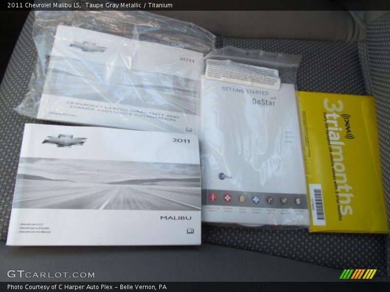 Taupe Gray Metallic / Titanium 2011 Chevrolet Malibu LS