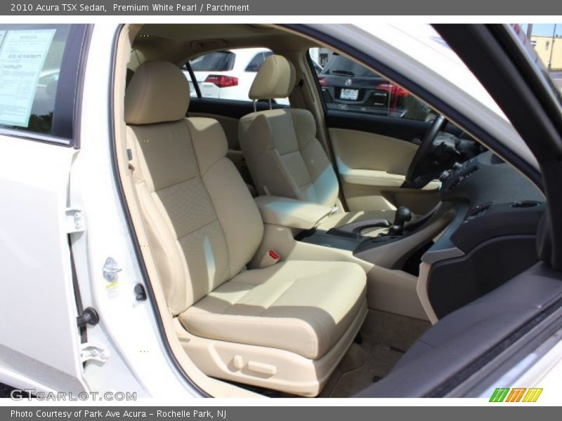 Premium White Pearl / Parchment 2010 Acura TSX Sedan