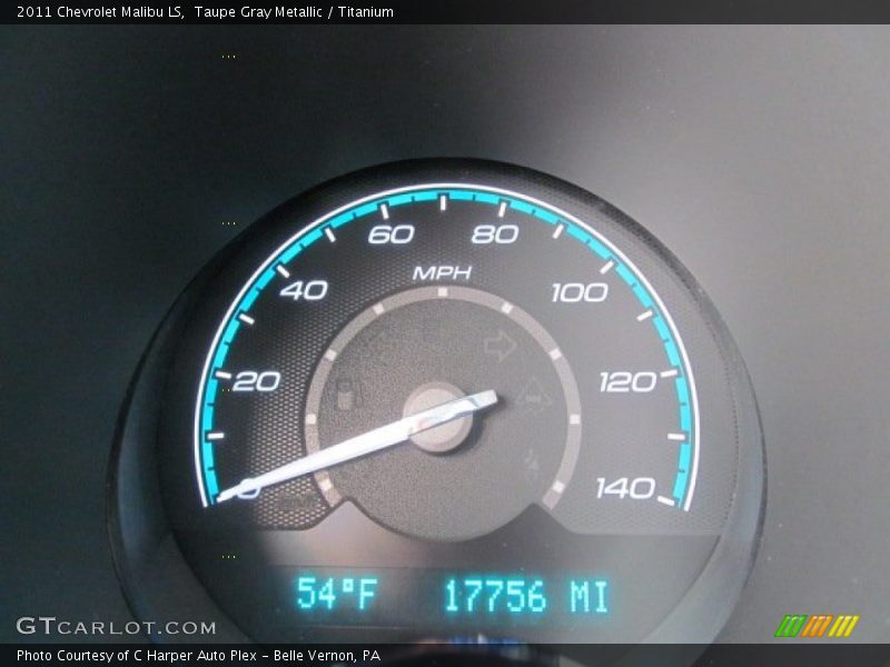 Taupe Gray Metallic / Titanium 2011 Chevrolet Malibu LS