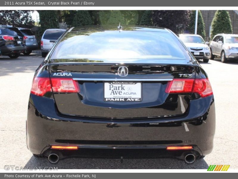 Crystal Black Pearl / Ebony 2011 Acura TSX Sedan