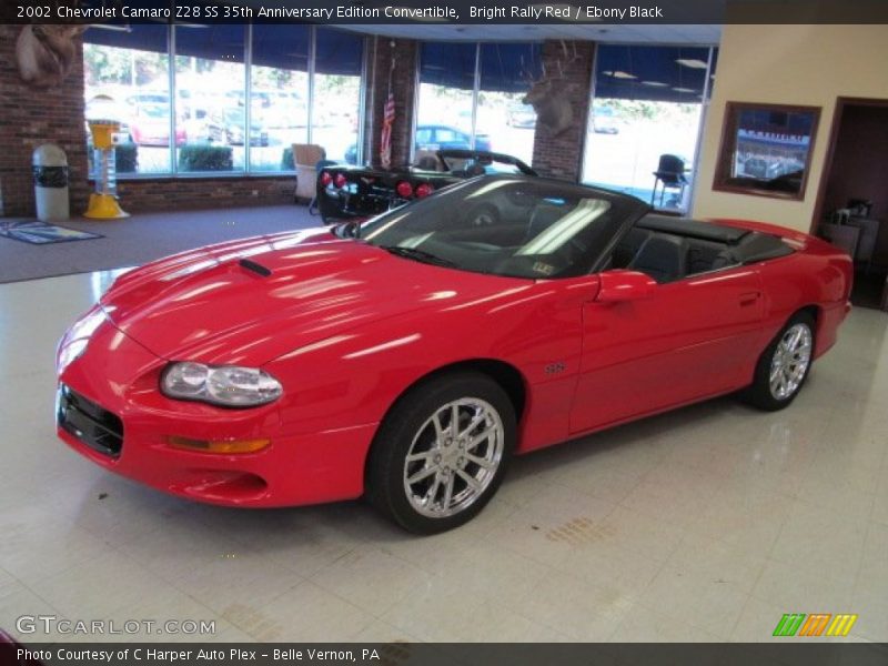 Front 3/4 View of 2002 Camaro Z28 SS 35th Anniversary Edition Convertible
