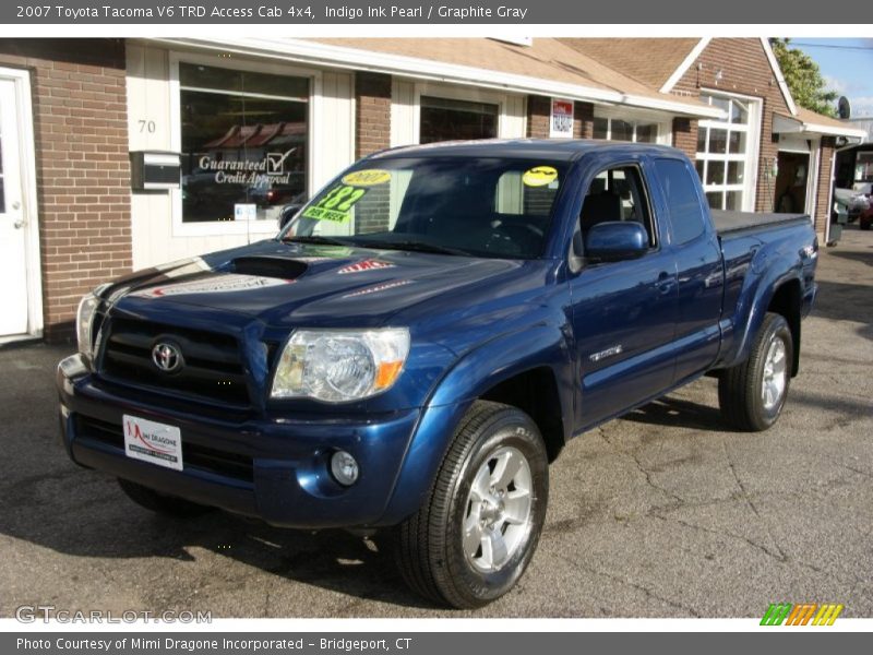 Indigo Ink Pearl / Graphite Gray 2007 Toyota Tacoma V6 TRD Access Cab 4x4