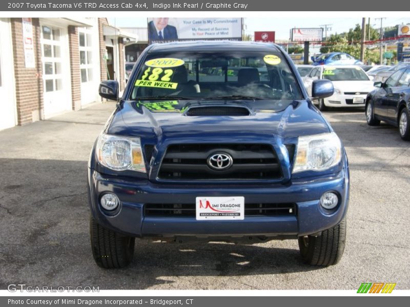 Indigo Ink Pearl / Graphite Gray 2007 Toyota Tacoma V6 TRD Access Cab 4x4