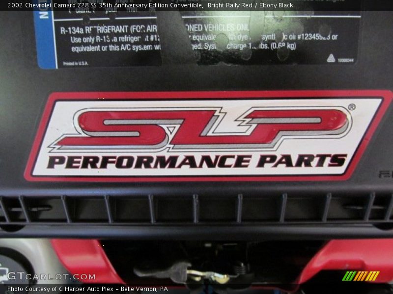 Bright Rally Red / Ebony Black 2002 Chevrolet Camaro Z28 SS 35th Anniversary Edition Convertible