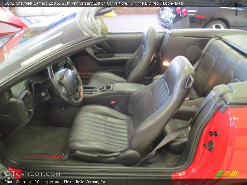  2002 Camaro Z28 SS 35th Anniversary Edition Convertible Ebony Black Interior