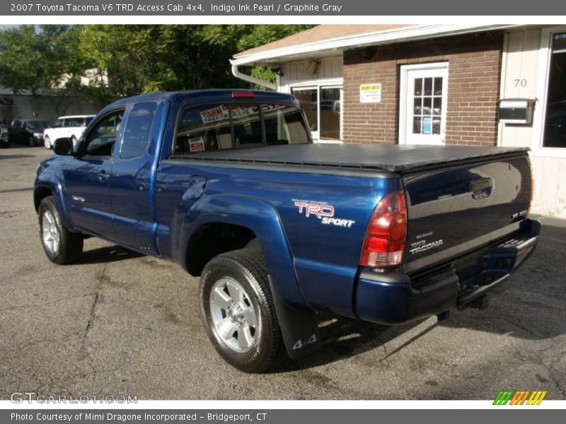 Indigo Ink Pearl / Graphite Gray 2007 Toyota Tacoma V6 TRD Access Cab 4x4